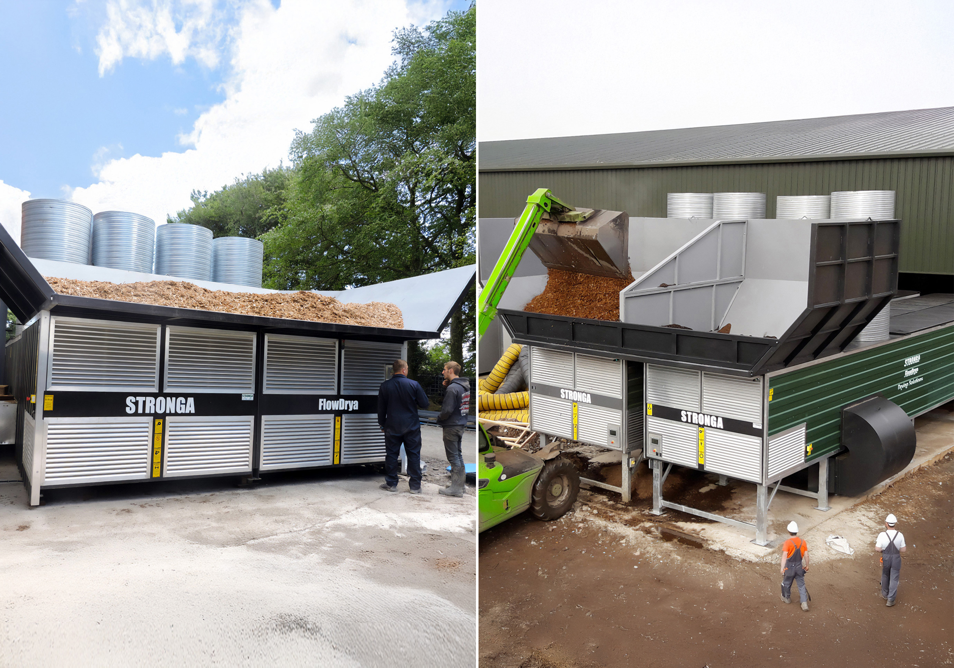Usine canadienne de granulés de bois récupérant sa capacité de production hivernale avec FlowDrya